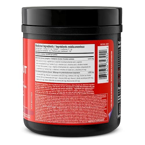 Six Star Pre-Workout Explosion, Fruit Punch (30 Servings) - Preworkout Energy Powder Supplement for Men & Women - Workout Drink Mix with L-Tyrosine & Beta Alanine - Sports Nutrition Products thumbnail 5