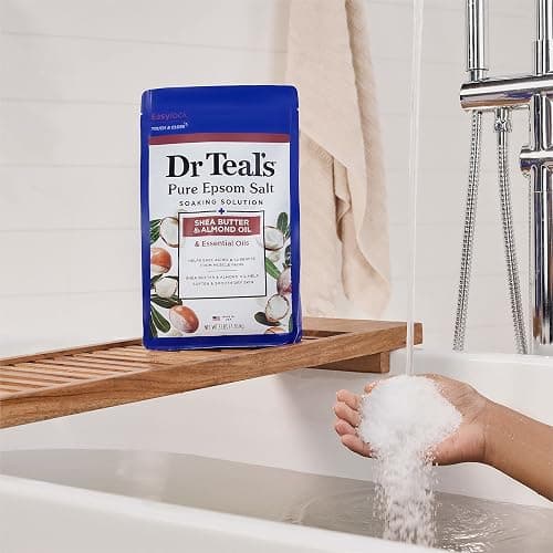 Dr Teal's Epsom Salt Magnesium Soak, Soften & Moisturize with Shea Butter & Almond Oil, 3 lbs thumbnail 7