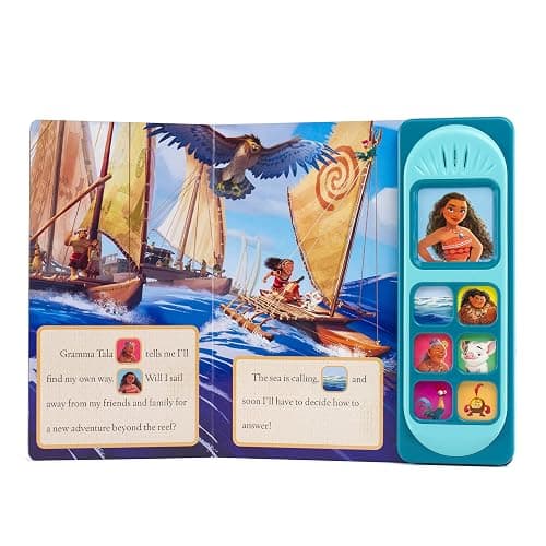 Disney Moana - I Am Moana Little Sound Book - PI Kids (Disney Moana: Play-A-Sound) (Play-A-Song) thumbnail 6