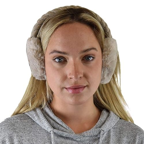 C.C Soft Winter Warm Adjustable Headband Ear Warmer Earmuffs thumbnail 4
