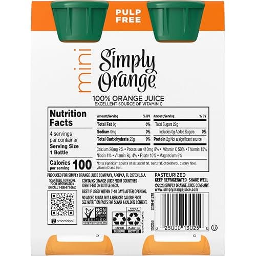 Simply Orange Juice Multipack, 8 FZ thumbnail 8