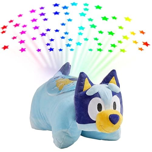 Pillow Pets 16 inch Bluey Sleep Time Light, Stuffed Animal Plush Toy, Gifts for Kids - Image 1