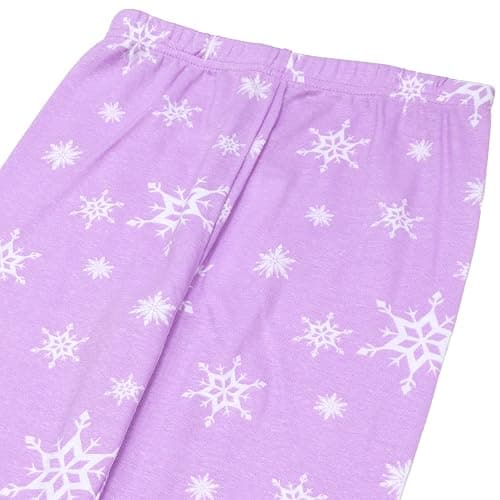 Disney girls 4-piece Snug-fit Cotton Pajama Set, Soft & Cute for Kids thumbnail 6