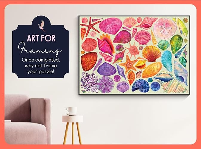 Colorful Beach Ocean Seashell, Puzzle 1000 Pieces thumbnail 6