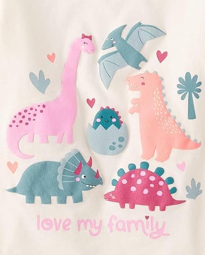 The Children's Place Baby-Girls and Toddler Unicorns,Butterflies,Trends Short Sleeve Graphic T-Shirts,3 Pack thumbnail 4