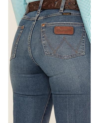 Wrangler Women's Retro Vintage Medium Shelby Trouser Jeans - 11MPESY 26W x 30L Blue thumbnail 4