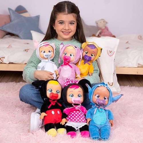 CRY BABIES Tiny Cuddles Disney Simba, Baby Doll Inspired by Simba by The Lion King, with 3 Accessories, Care and Care, She Cries Real Tears, Children from 18 Months thumbnail 6