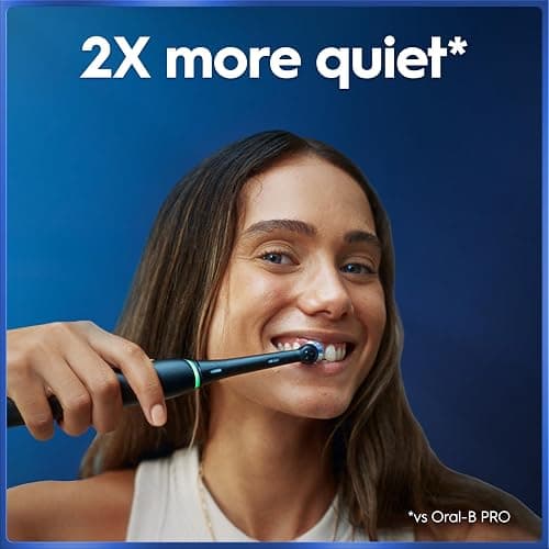 Oral-B iO5 Electric Toothbrush, Matt Black, with Travel Case and Toothpaste | 1 Toothbrush Head, Intensive whitening Toothpaste Included, 5 Cleaning Modes, Visible Pressure Sensor, Long-Lasting Battery thumbnail 10