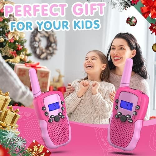 Selieve Toys for 3-12 Year Old Girls Boys, Walkie Talkies for Kids 22 Channels 2 Way Radio Toy with Backlit LCD Flashlight, 3 Miles Range for Outside, Camping, Hiking thumbnail 6