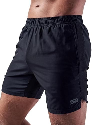 Satire Gym - Sporthose Herren kurz mit Taschen - Sport Shorts Männer als Laufhose Gymshorts (Running, Bodybuilding, Fitness) - Image 1