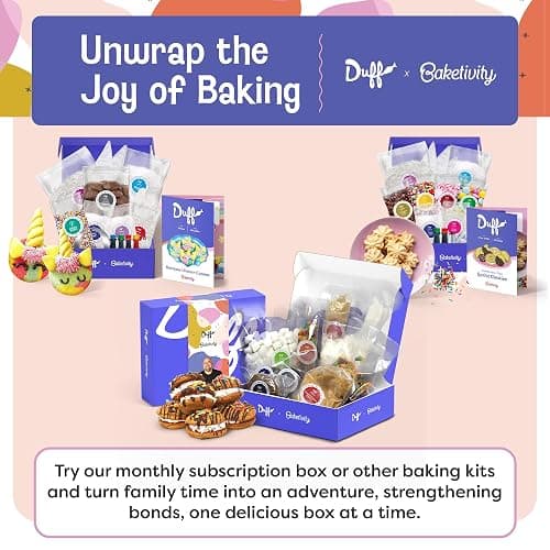 Baketivity x Duff Goldman S'mores Sandwich Cookies Baking Kit for Kids | Baking Set with Pre-Measured Ingredients, Decorating Supplies, and STEM Activities for Girls and Boys Ages 6-12 thumbnail 9