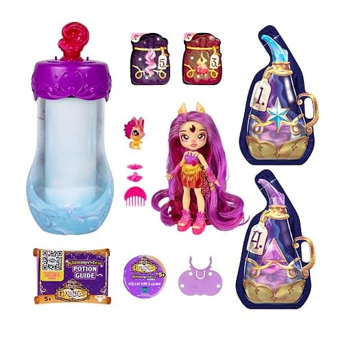 Magic Mixies Pixlings Deluxe Pack, Pippa The Firehorse Pixling. Now with Shimmer Reveal thumbnail 3
