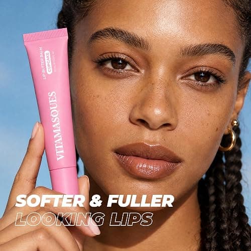 Vitamasques Lip Butter Balm Cupcake, Korean Lip Balm - Peptide Lip Treatment - Lip Balm Hydrating - Light Tinted Lip balm - Made in Korea - 0.33 fl.oz thumbnail 7