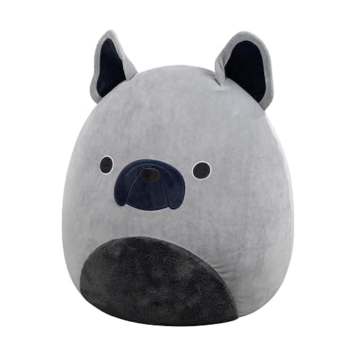 Squishmallows Original 24in Regz The Grey French Bulldog – Official Jazwares Plush (Jumbo) thumbnail 4