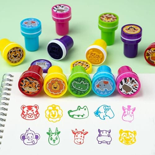 DMIGHT Jungle Safari Party Favors Set Wild Animals Set for Kids Birthday Gifts, Wild Theme Party favors for Kids Birthday Party Baby Shower Goodie Bag Fillers Jungle Safari Party Supplies (Animal) thumbnail 7