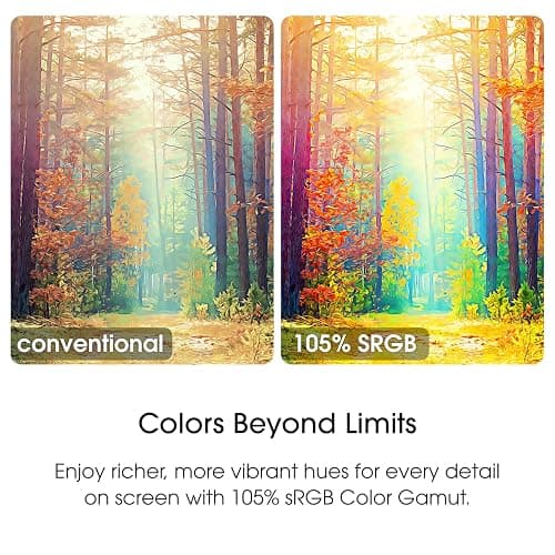 Sceptre New 22-Inch Gaming Monitor, FHD 1080p, Up to 144Hz, HDMI, DisplayPort, Built-in Speakers, Machine Black (E225W-FW144 Series, 2026) thumbnail 6