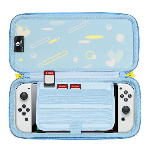 HORI Slim Tough Pouch (City Pop Peach) Carrying Case for Nintendo Switch - Officially Licensed by Nintendo thumbnail 7