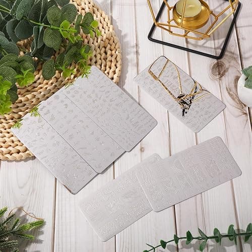 Whaline 6Pcs Spring Floral Leaves Nail Plates Stamping Set Plant Leaves Stamp Templates Nail Art Plates for DIY Print Manicure Salon Design thumbnail 2