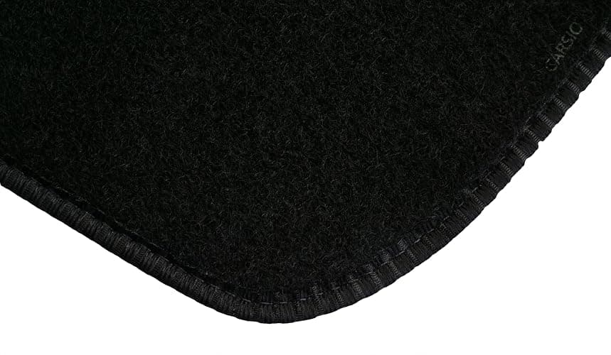 Carsio Universal Car or Van Floor Mats 4PC Set Non Slip Carpet with Black Edging thumbnail 6