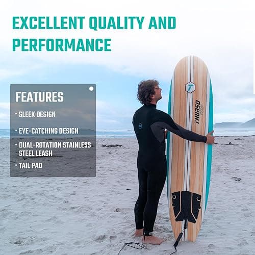 **Evie Pick leftover from birthday*** 7 Foot Foam Surfboard thumbnail 2
