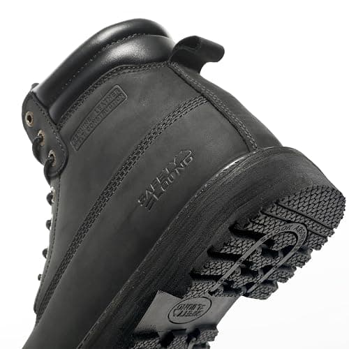 SAFETY LOONG Work Boots for Men Waterproof Soft Toe Non Slip Comfortable Leather Workboots thumbnail 8