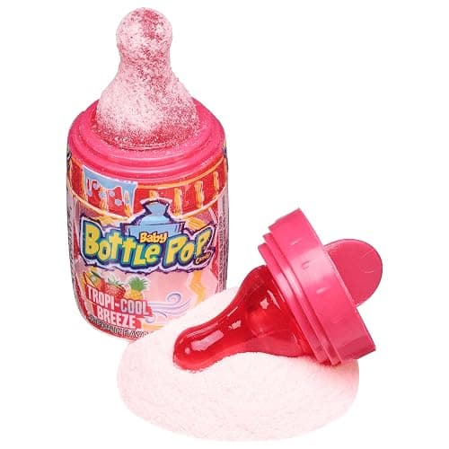 Baby Bottle Pop Easter Candy Lollipops, 18 Ct Bulk Lollipops with Dipping Powder in Assorted Fruity Flavors, Full Size, Individually Wrapped Hard Candy For Easter Basket Stuffers, Egg Fillers, Gifts thumbnail 5