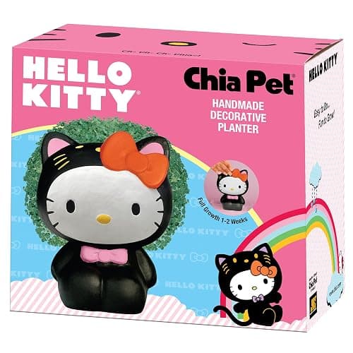Chia Pet Hello Kitty in Costume with Seed Pack, Decorative Pottery Planter, Easy to Do and Fun to Grow, Novelty Gift, Perfect for Any Occasion thumbnail 4
