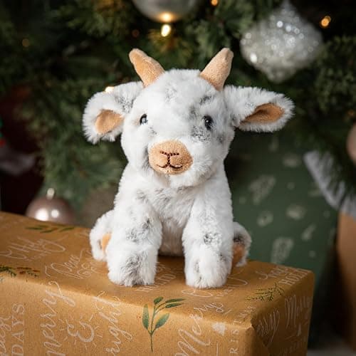 The Petting Zoo Goat Stuffed Animal Plushie, Gifts for Kids, Wild Onez Babiez Farm Animals, Goat Plush Toy 6 inches thumbnail 2