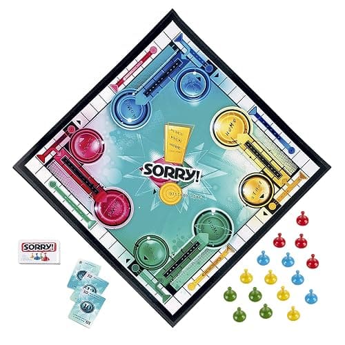 Hasbro Gaming Sorry! Family Board Games for Kids and Adults, 2 to 4 Players, Ages 6 and Up (Amazon Exclusive) thumbnail 2