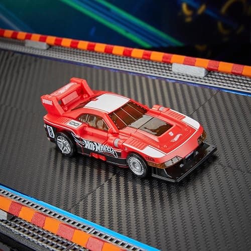 Transformers Collaborative Hot Wheels® x GT-Scorcher, Deluxe Class 5-Inch Robot Action Figure Converts to Racecar, Ages 8+ thumbnail 9