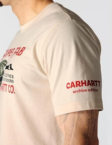 Carhartt Mens Relaxed Fit Lightweight Short-Sleeve Fab Graphic T-Shirt thumbnail 6