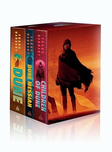 Frank Herbert's Dune Saga 3-Book Deluxe Hardcover Boxed Set: Dune, Dune Messiah, and Children of Dune - Image 1