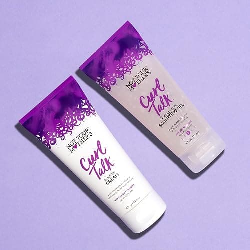 Not Your Mother's Curl Talk Frizz Control Sculpting Gel & Defining Cream (2-Pack) - 6 fl oz Each - Tames Hair Frizz & Maximizes Definition - For All Curly Hair Types thumbnail 6
