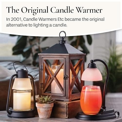 Candle Warmers Etc. Original Candle Warmer Plate (White, Plug-in) – Electric Candle Wax Melter Plate for jar Candles thumbnail 7