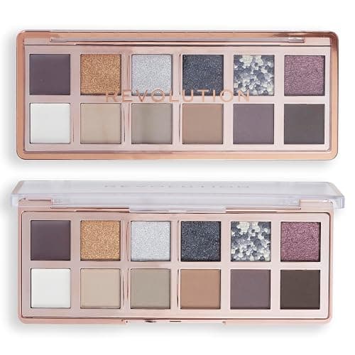 Revolution, The Smokey Icon Grunge Palette, 12 Ultra-Pigmented Matte & Shimmer Finishes & Shades, Long-Lasting & Blendable, Vegan & Cruelty-Free, 3.53 oz thumbnail 5