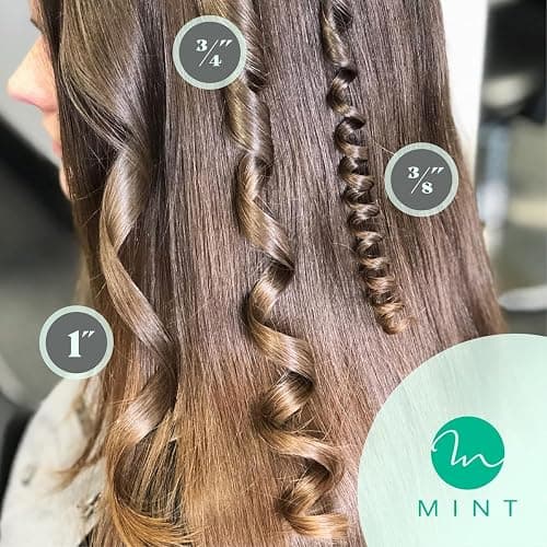 MINT Professional Clamp-Free Curling Wand 1 1/4 Inch for Long Hair | Extra Long Curl Wand with 4-Heater Ionic Ceramic Barrel | Best Curling Wands | Adjustable 230-430°F | Worldwide Dual Voltage thumbnail 8