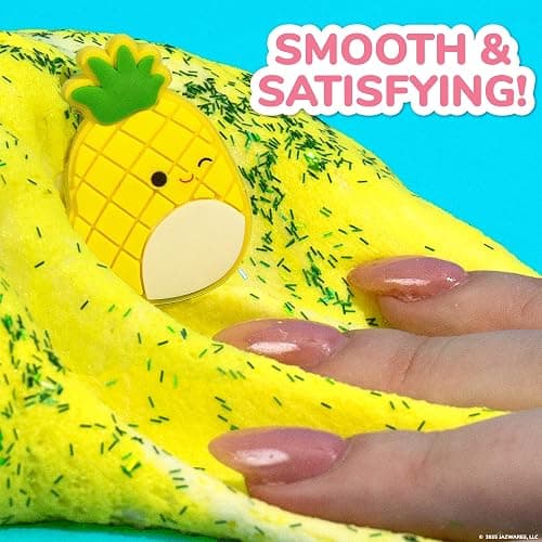 Original Squishmallows Maui The Pineapple Premium Cloud Slime, Pineapple-Scented, Squishmallows Party Favors for Kids 8-12, Girl Toys 8-10 Years Old, Slime Kit for Girls Ages 8-12, Slime for Kids thumbnail 6