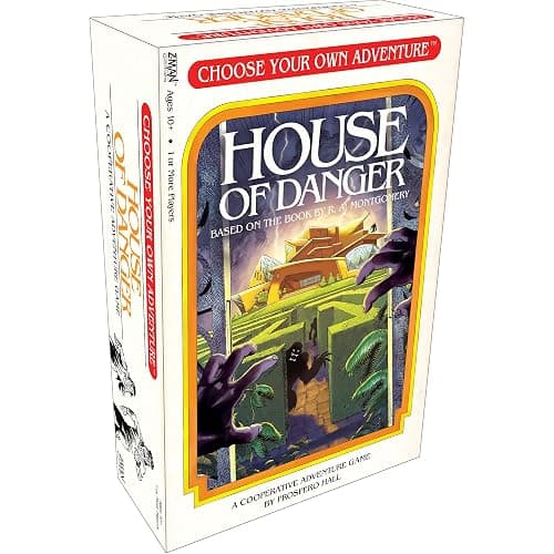 Asmodee Choose Your Own Adventure: House of Danger Board Game - Embark on a Perilous Journey in this Cooperative Narrative Adventure, Ages 10+, 1+ Players, 1+ Hour Playtime - Image 1