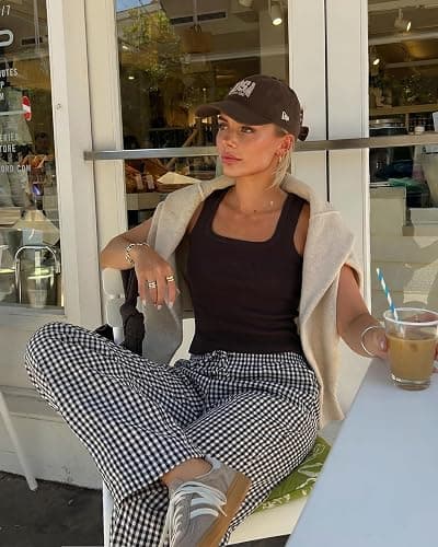 MOOSLOVER Women Linen Lightweight Barrel Pants Drawstring Comfort Casual Lounge Pants Baggy Loose Ankle Pants with Pocket thumbnail 3