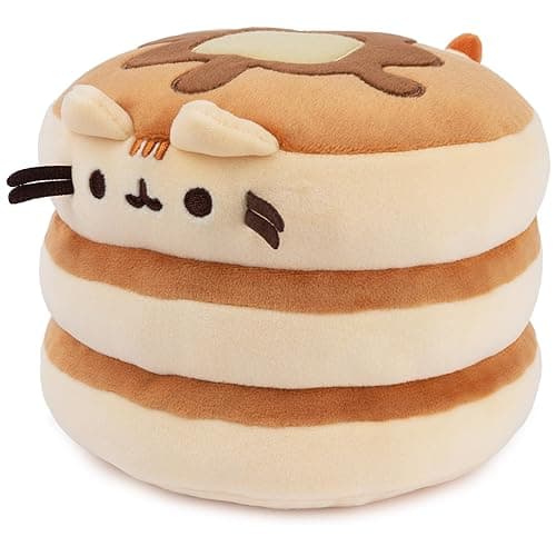 GUND Pusheen The Cat Pancake Squisheen Plush, Squishy Toy Stuffed Animal for Ages 8 and Up, Brown, 6” thumbnail 6