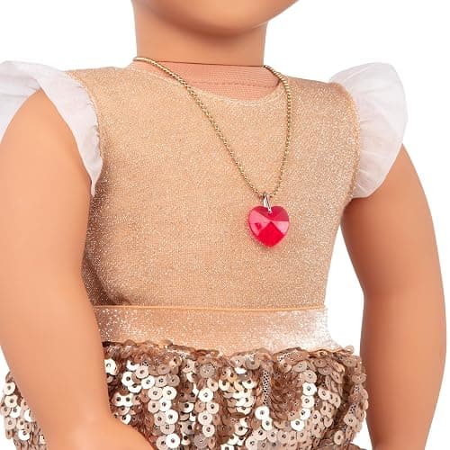 Our Generation – 18-Inch – Sweetheart Themed Fashion Starter Doll – Amora – Brown Hair & Hazel Eyes – 3 Outfits & Styling Accessories in Gift Box – Pretend Play Ages 3+ Years thumbnail 6