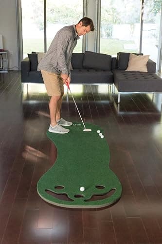 SKLZ Putting Green: Perfect Your Golf Skills with Realistic Home Practice - Improve Your Putting Stroke, Lower Your Scores, and Enjoy Convenient, Training Anytime, Anywhere! thumbnail 6