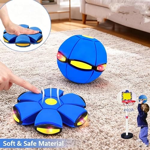 Flexyony Magic Ball, Magic Metaball, Children Bouncing Ball, Parent-Child Interaction, Dual Form Freely Switchable, with 6 Light thumbnail 6