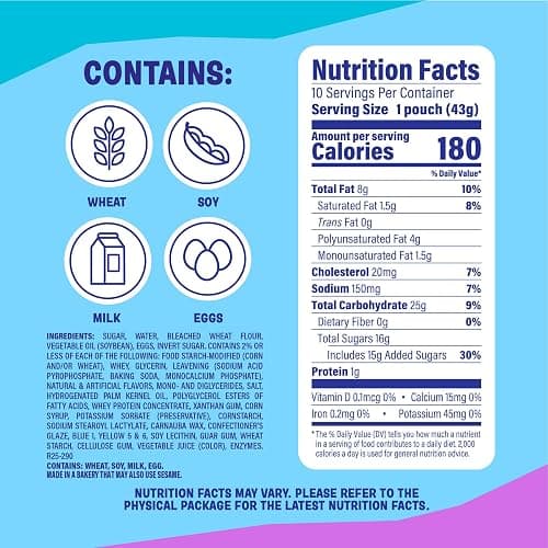 (Value Pack) Little Bites Party Cake Muffins, 10 individual packs, (1.5 oz each), Cake and Sprinkles Mini Muffins, 15 oz Multipack thumbnail 2