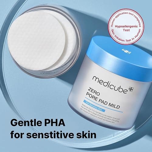 Medicube Zero Pore Pads Mild 2.0 (70 Pads) - Gentle Calming Toner Pads for Exfoliation, Minimizing Pores, and Blackhead Removal with PHA - Ideal for All Skin Types - Korean Skin Care - Mild Pads - 70 Count (Pack of 1) thumbnail 5