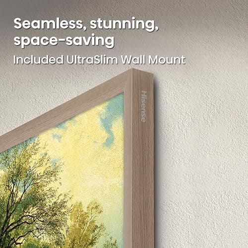 Hisense 75“ Hi-QLED S7 CanvasTV Series 4K UHD Google Smart Art TV (75S7SG, 2026 New) - 144Hz, Art Mode, Anti-Glare Panel, Dolby Vision HDR, Hi-Matte Display, Frame & UltraSlim Wall Mount Included thumbnail 9