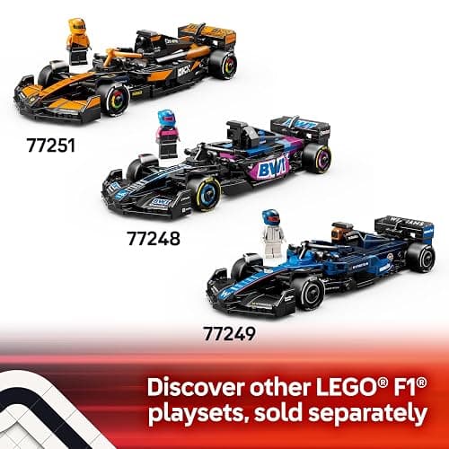 LEGO Speed Champions MoneyGram Haas F1 Team VF-24 Race Car Toy - Building Set for Kids, Boys & Girls, Ages 10+ - Toy Car for F1 Fans - Gift Idea for Birthday - 77250 thumbnail 7