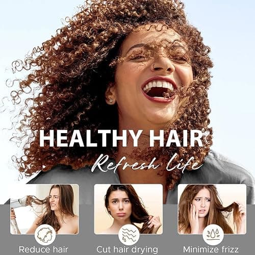 Tgideas Hair Oil Spray - Leave-in Hair Conditioning Oil with Jojoba Oil and Shea Butter -Clear Hair Oil Spray - For Dry Hair, Curly Hair, Detangling, Styling and Moisturizing- for Women & Men thumbnail 6