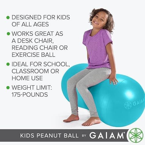 Active Seat Peanut Shaped Bounce Desk Chair, Exercise Yoga Balance Sitting Ball thumbnail 3
