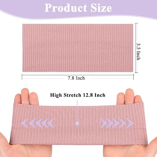 XTREND 6 Packs Knitted Wide Headbands for Women Ribbed Headband Non Slip Boho Head Bands Thick Hairbands Workout Outdoor Yoga Sports Hair Accessories (Black, White, Dark Gray, Khaki, Caramel, Pink) thumbnail 3